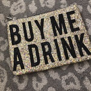 Cute “buy me a drink” clutch